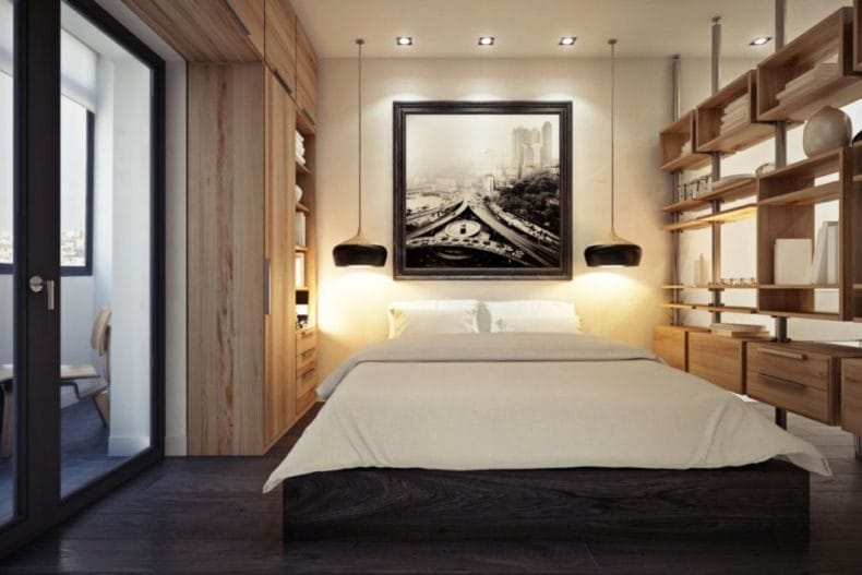 Идеи оформления спальни — дизайн интерьера спальни 2022 года #41