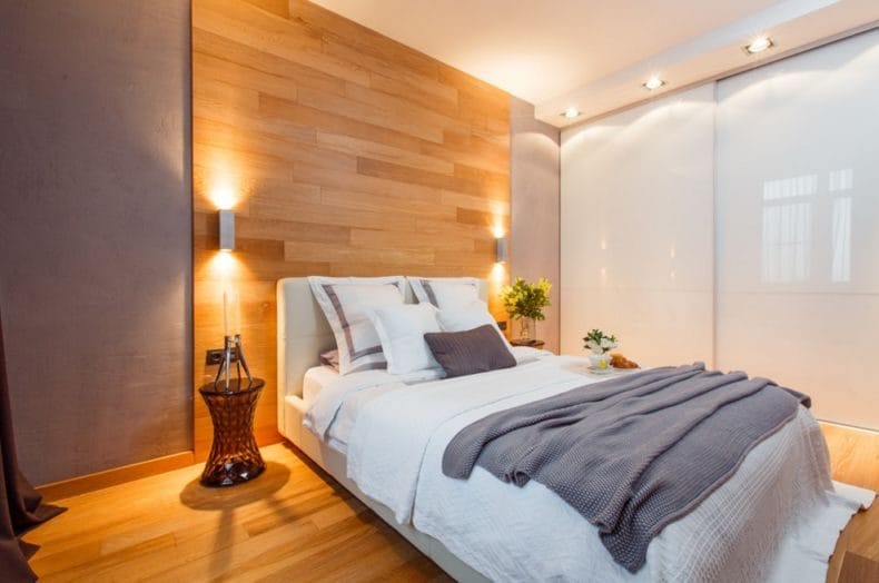 Идеи оформления спальни — дизайн интерьера спальни 2022 года #34