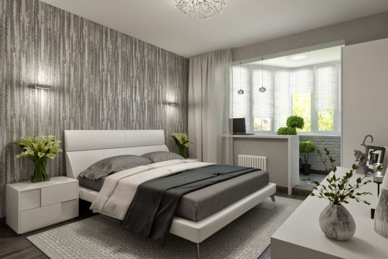 Идеи оформления спальни — дизайн интерьера спальни 2022 года #32