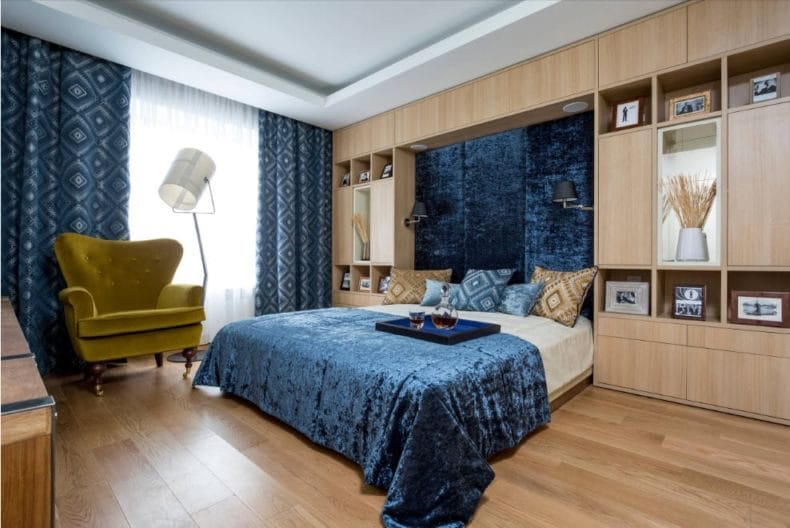 Идеи оформления спальни — дизайн интерьера спальни 2022 года #11