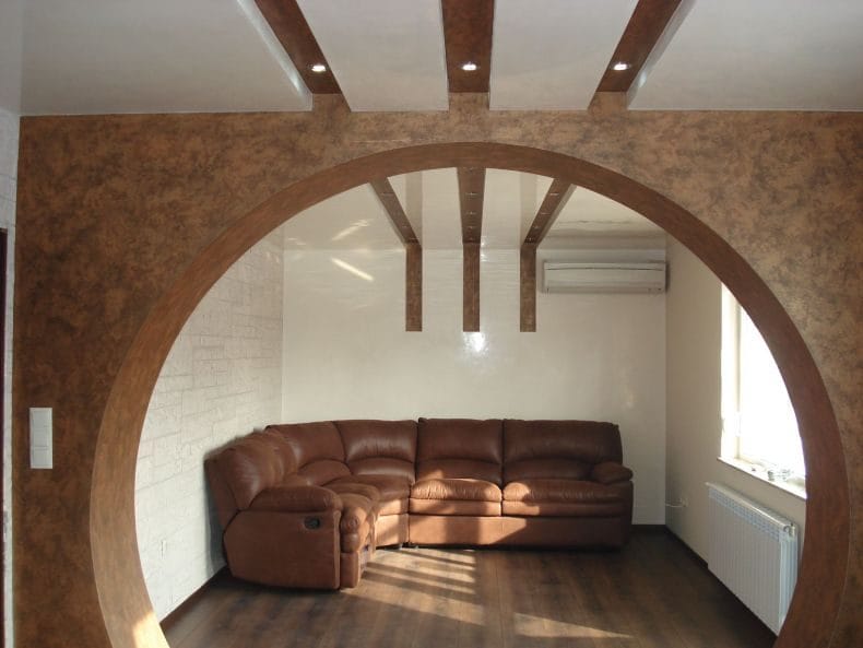 Интерьеры с арками – фото применения изящного элемента дизайна #111