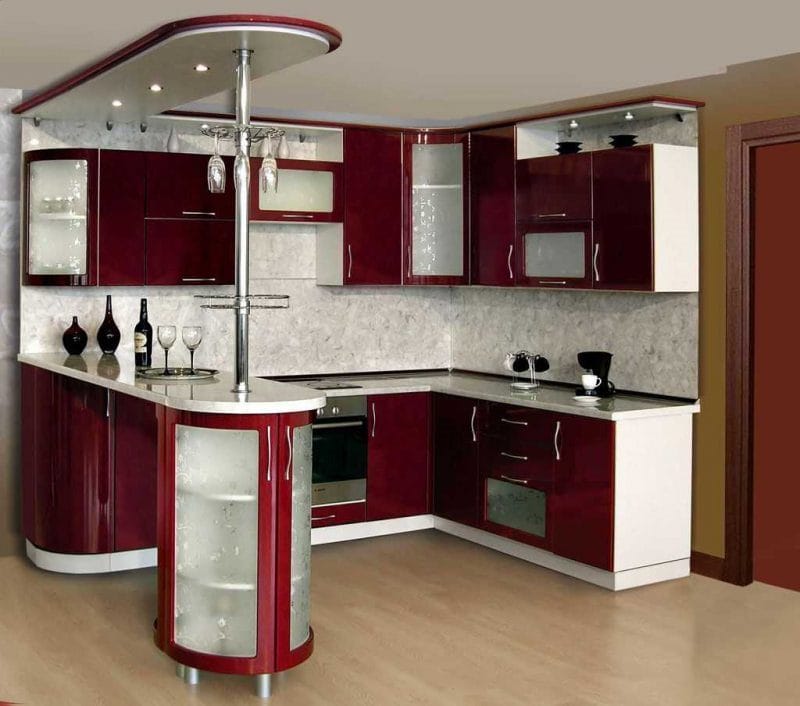 Идеи дизайна кухонь в современных стилях 2022 года (100+ фото) #120
