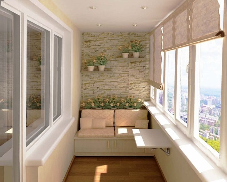 Оформление стен декоративным камнем в интерьере квартиры (100+ фото) #103