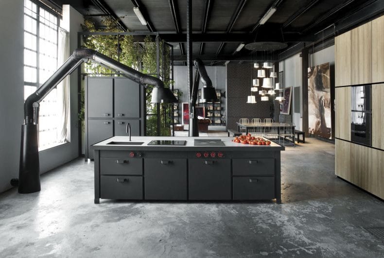 Идеи дизайна кухонь в современных стилях 2022 года (100+ фото) #71