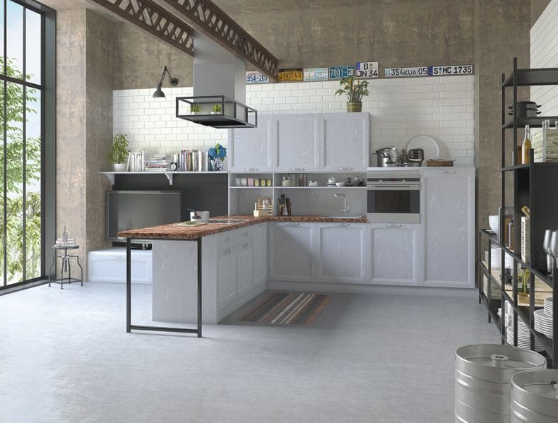 Идеи дизайна кухонь в современных стилях 2022 года (100+ фото) #73