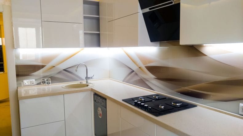 Идеи дизайна кухонь в современных стилях 2022 года (100+ фото) #66
