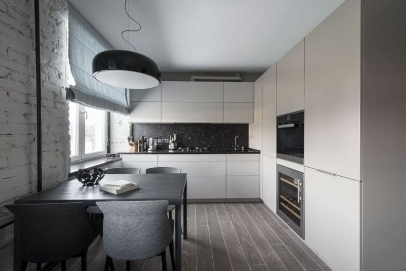 Идеи дизайна кухонь в современных стилях 2022 года (100+ фото) #3