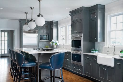 Идеи дизайна кухонь в современных стилях 2022 года (100+ фото) #95