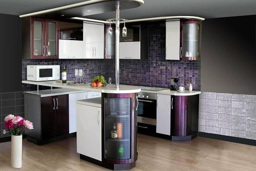 Идеи дизайна кухонь в современных стилях 2022 года (100+ фото) #119
