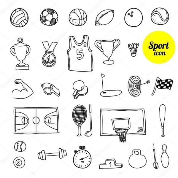 Картинки для срисовки спорт (53 фото) #58