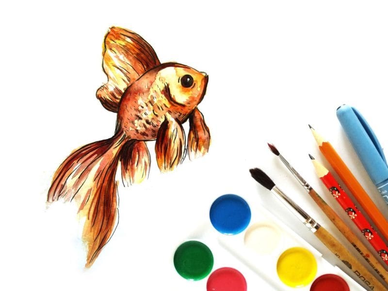 Рисунок карандашом сказка «Золотая рыбка» (20 фото) #32