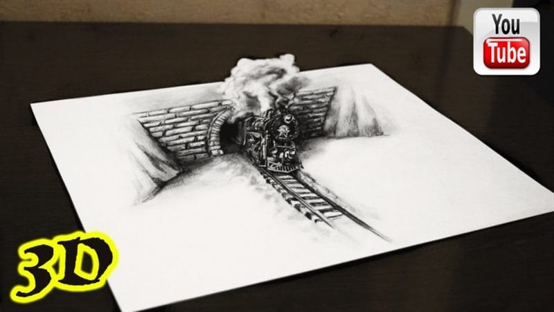 3Д рисунки карандашом (27 фото) #40