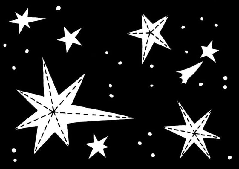 Рисунки карандашом звездное небо (21 фото) #40