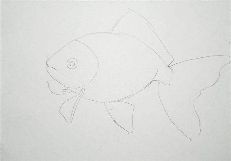 Рисунок карандашом сказка «Золотая рыбка» (20 фото) #38