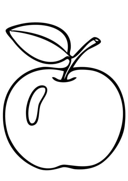 Рисунки карандашом для детей яблоки (48 фото) #90