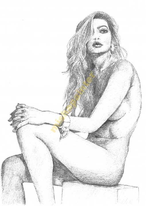 Рисунки карандашом женского тела (25 фото) #19