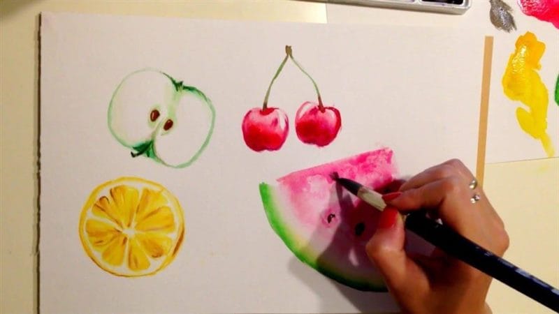 Рисунки для срисовки легкие и красивые красками (25 фото) #50