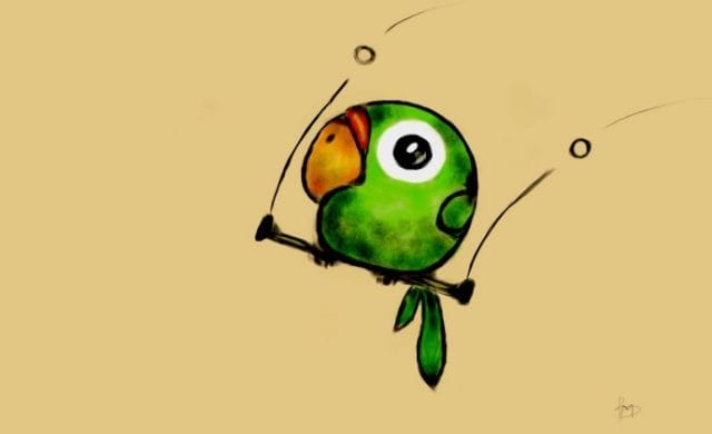 Рисунки для срисовки попугай (29 фото) #2