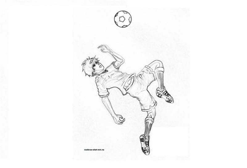 Рисунки для срисовки футбол (15 фото) #24