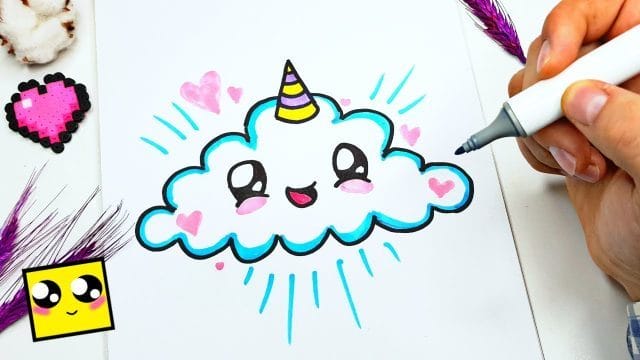 Рисунки для срисовки облака (28 фото) #22