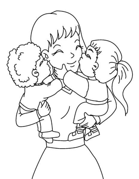 Рисунки карандашом матери и ребенка (31 фото) #55