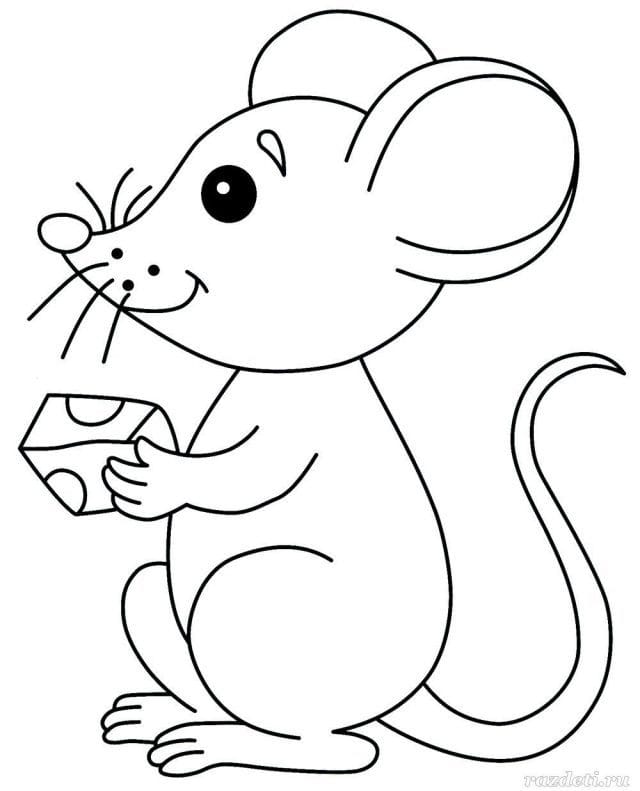 Рисунки мышки карандашом для детей (30 фото) #22