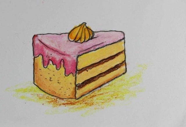 Рисунки тортиков для срисовки (58 фото) #23