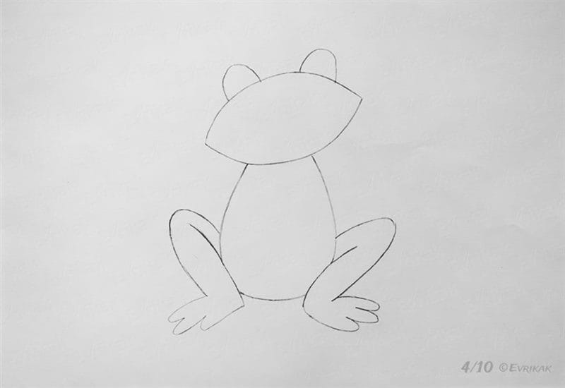 Рисунки лягушки для срисовки (40 фото) #47