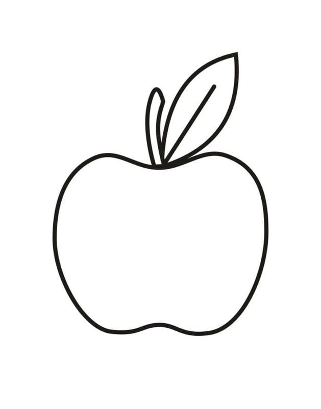 Рисунки карандашом для детей яблоки (48 фото) #30