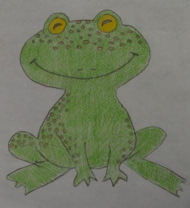Рисунки лягушки для срисовки (40 фото) #27