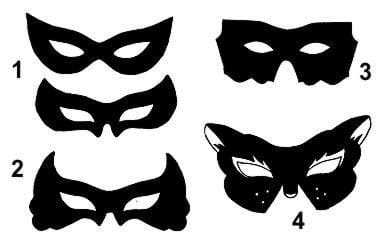 Рисунки для срисовки маски (34 фото) #33