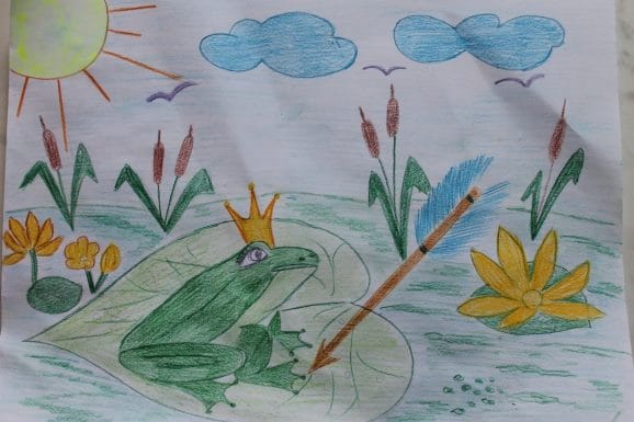 Рисунки лягушки для срисовки (40 фото) #28