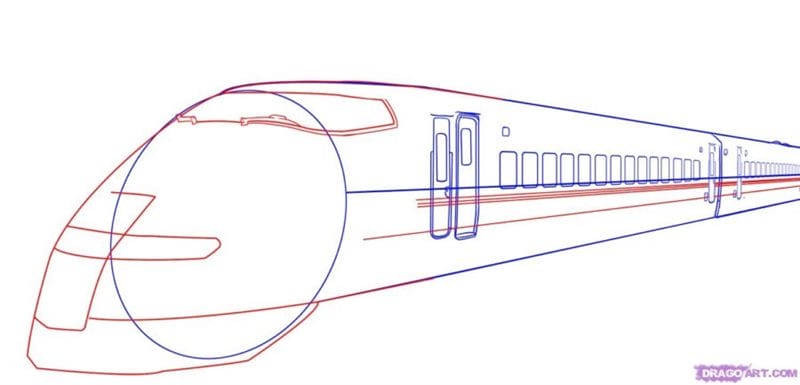 Рисунок карандашом для детей поезд (34 фото) #64