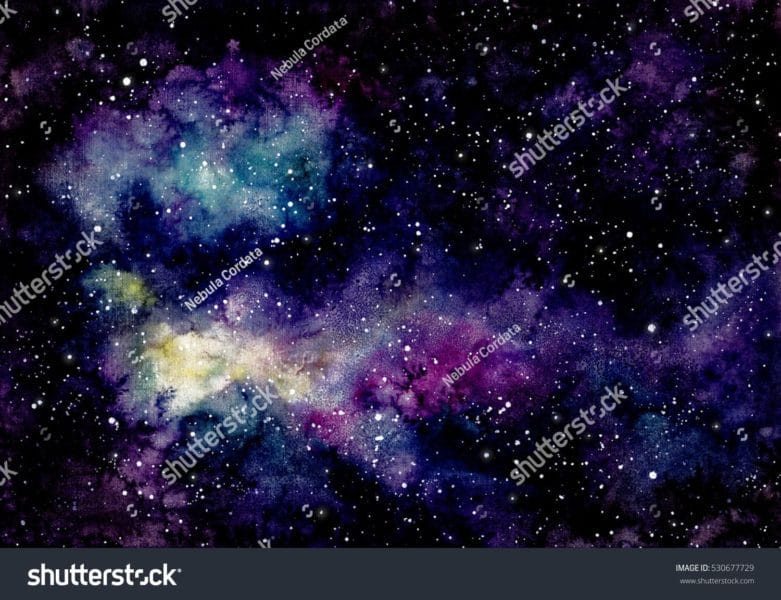 Рисунки карандашом звездное небо (21 фото) #52