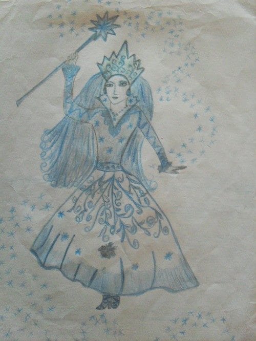 Рисунки карандашом Снежная Королева (62 фото) #36