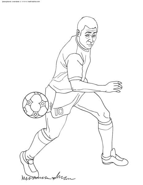 Рисунки для срисовки футбол (15 фото) #47