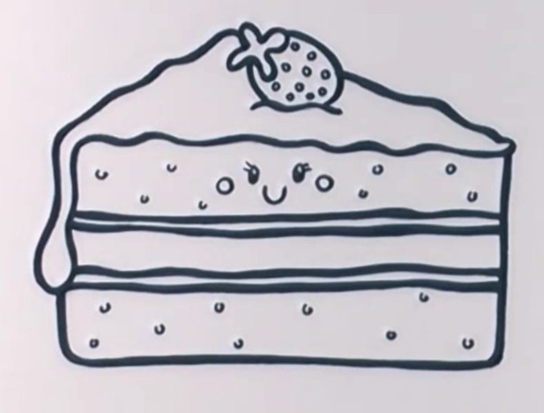Рисунки тортиков для срисовки (58 фото) #94