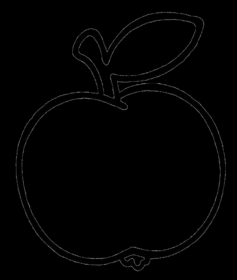 Рисунки карандашом для детей яблоки (48 фото) #36