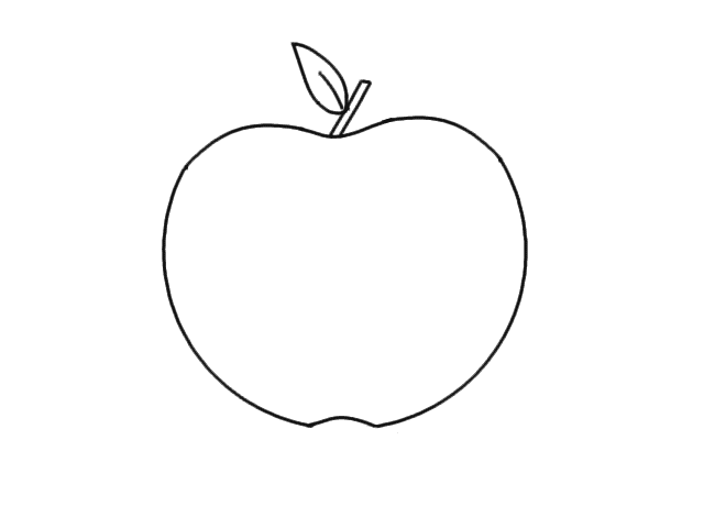 Рисунки карандашом для детей яблоки (48 фото) #40