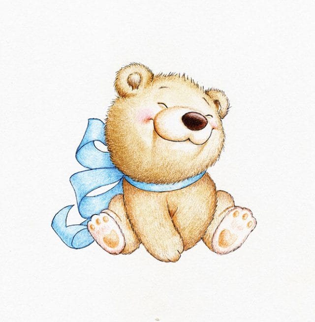 Рисунки медведя карандашом для детей (38 фото) #3