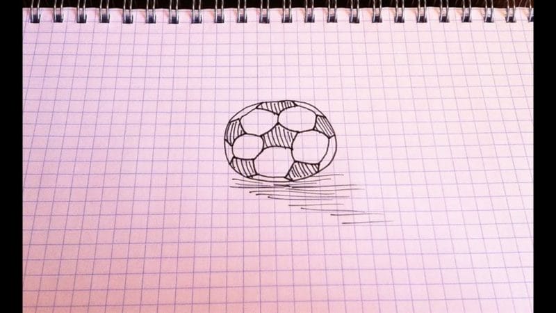 Рисунки для срисовки футбол (15 фото) #51