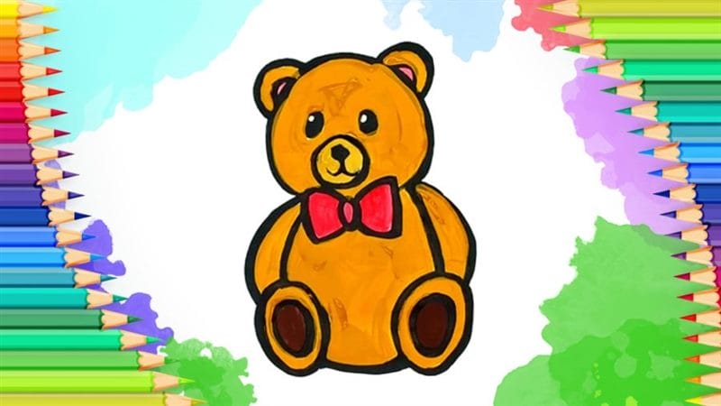 Рисунки медведя карандашом для детей (38 фото) #75