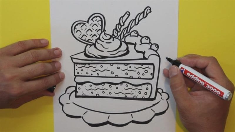 Рисунки тортиков для срисовки (58 фото) #96