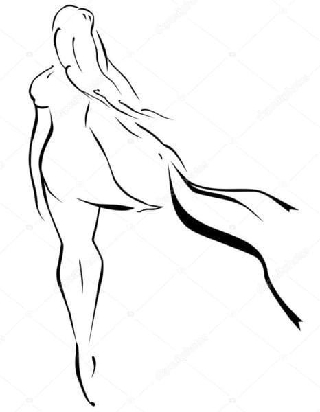 Рисунки карандашом женского тела (25 фото) #67