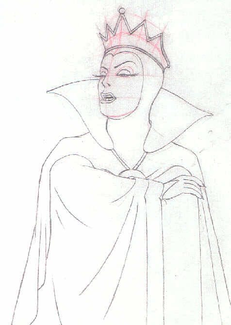 Рисунки карандашом Снежная Королева (62 фото) #53