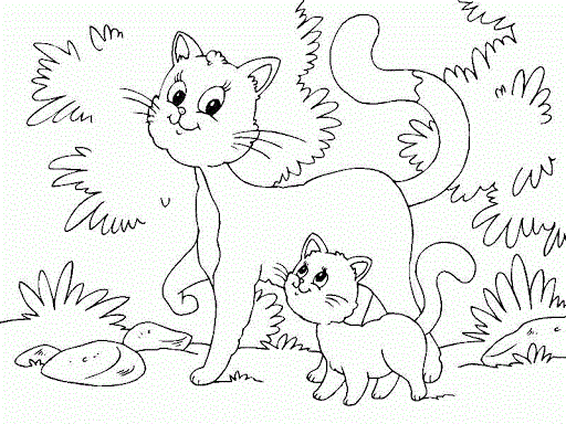 Рисунки кошки карандашом для детей (33 фото) #29