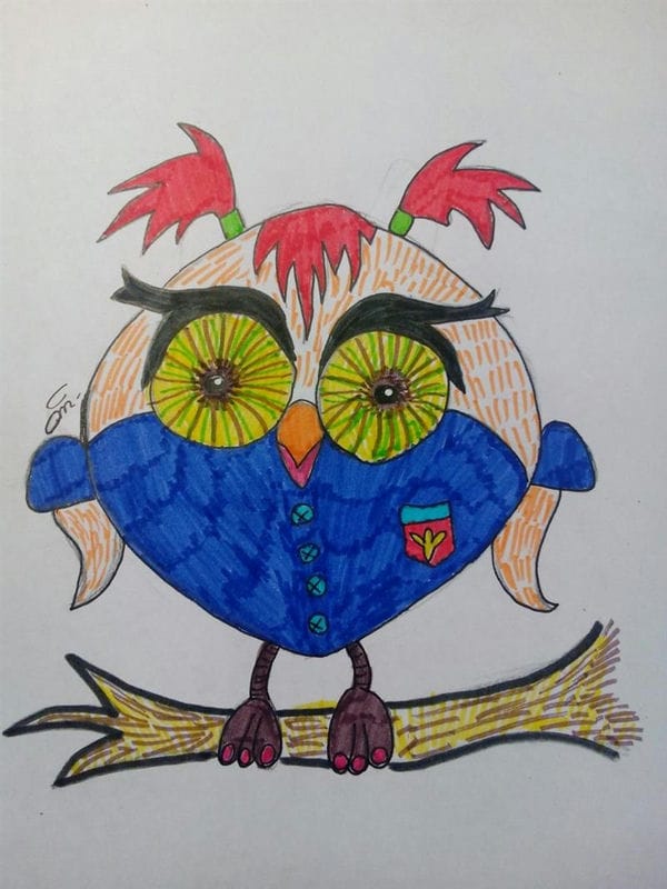 Рисунки птицы карандашом для детей (63 фото) #107