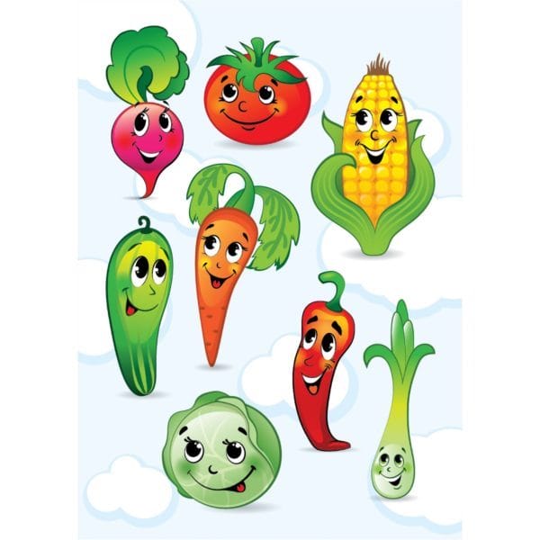 Рисунки овощи карандашом для детей (31 фото) #35