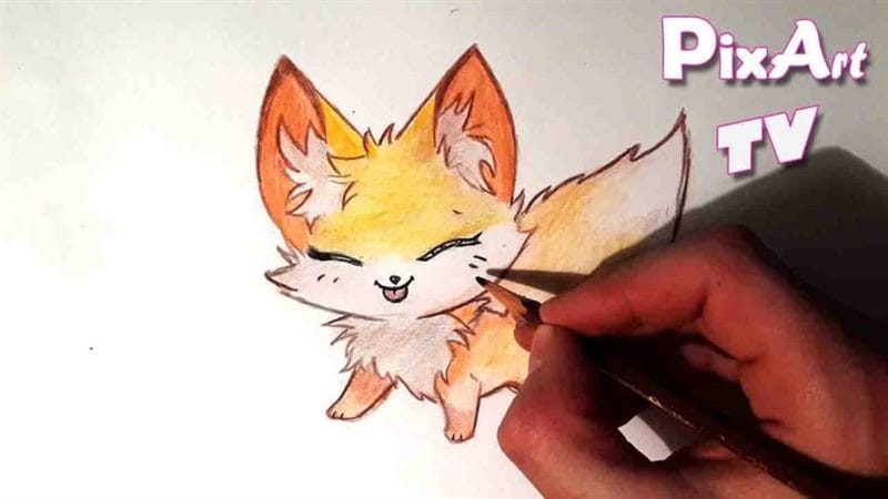 Рисунки карандашом для детей лиса (28 фото) #74
