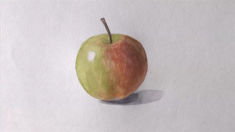 Рисунки карандашом для детей яблоки (48 фото) #68